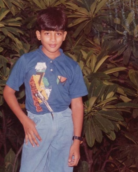 allu arjun childhood photo
