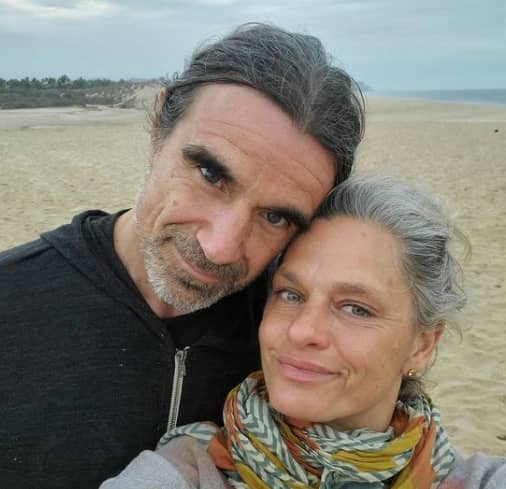 Pati Dubroof with her husband