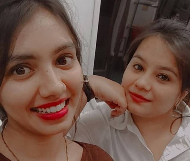Bhoomi Sharma with her friend