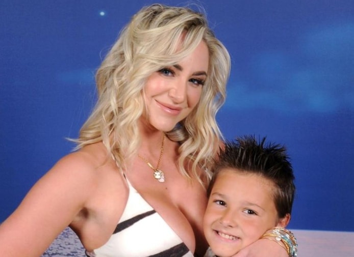 Nikki Lynn with her son