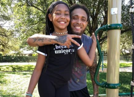 Ahvianna Lee with her father Quinn Lee