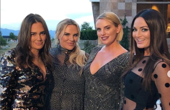 Heather Gay with other casts of  ‘’The Real Housewives of Salt Lake City’’ show