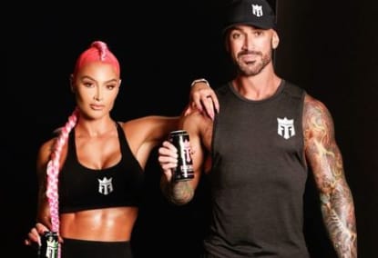   Jonathan Coyle with his wife Eva Marie