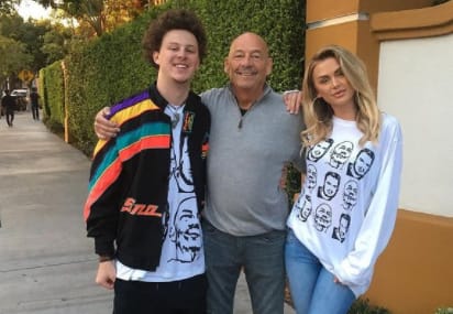Lala Kent with her dad  Kent Burningham and brother  Easton Burningham 