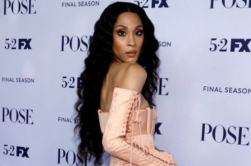  MJ Rodriguez in a promotional event of ''Pose'' 