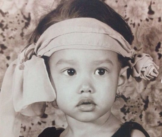 Childhood picture of Natalia Azahara 
