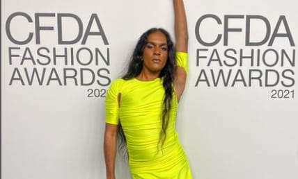 Richie Shazam at CFDA Fashion Awards Show 2021