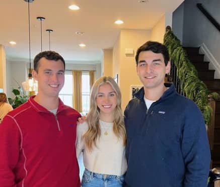 Katie Feeney and her two brothers Peter and Michael 