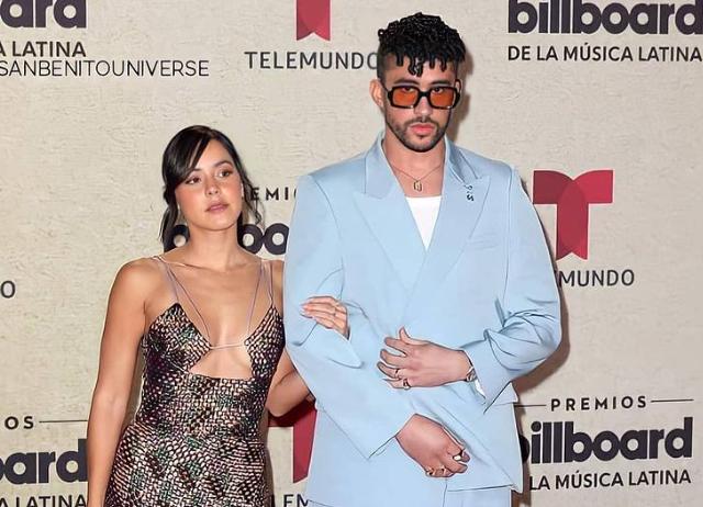 Bad Bunny with his girlfriend 