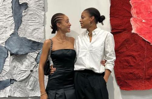 Adwoa Aboah and her sibling 