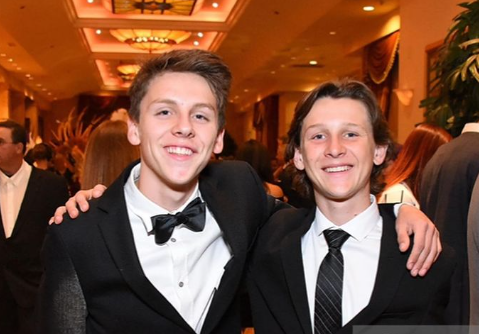 Jacob Bertrand  and his brother 