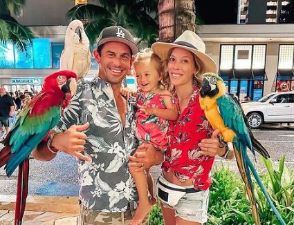 Alicia Vela-Bailey is spending time along with hert husband and daughter 